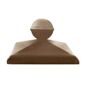 Fence top ZG Clinker brown with ball